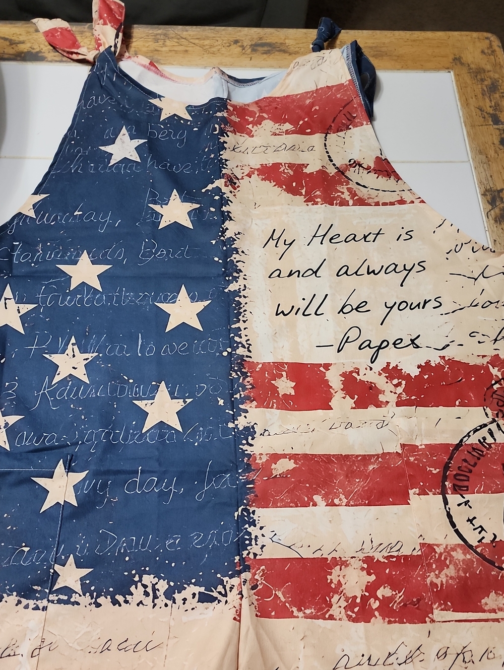 Womens Patriotic Shortalls, Never Been Worn.
